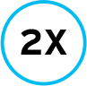 2X Icon