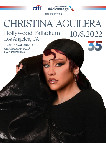 Christina Aguilera On Stage Oct 6 2022